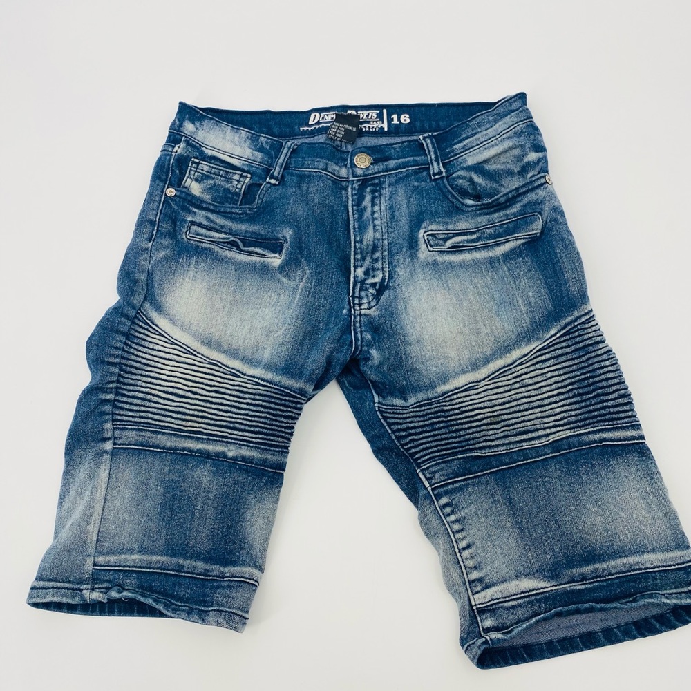 Biker Jean Shorts